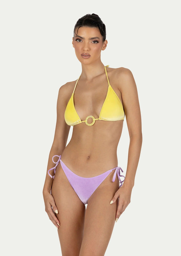 KELLY VELVET VIOLET/LEMON