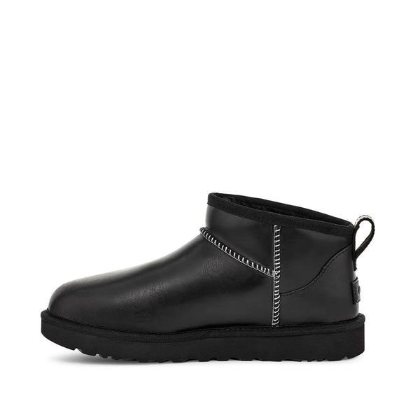 UGG Classic Ultra Mini Leather Regen - Black