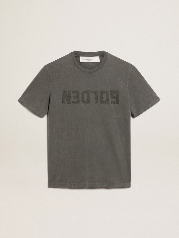 GOLDEN GOOSE T-SHIRT P000671 ANTHRACITE
