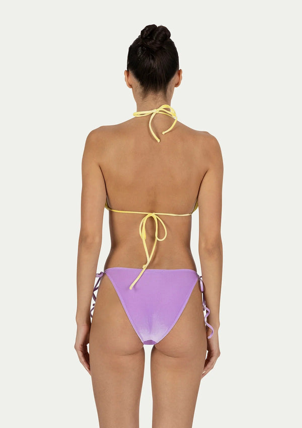 KELLY VELVET VIOLET/LEMON