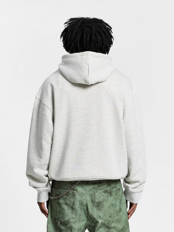 RETERNITY LE VERNES HOODIE MELANGE GREY