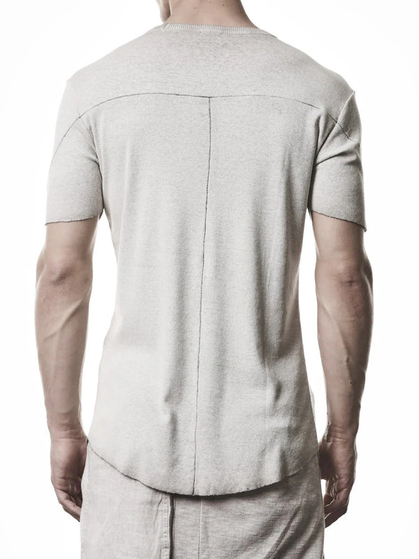 THOM KROM Raw Edge Rib T-Shirt
