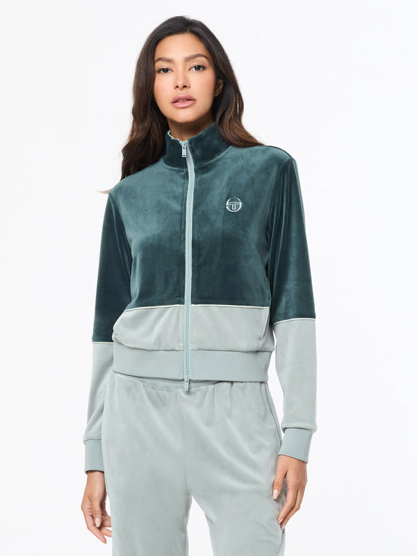 Lina Velour Track Jacket