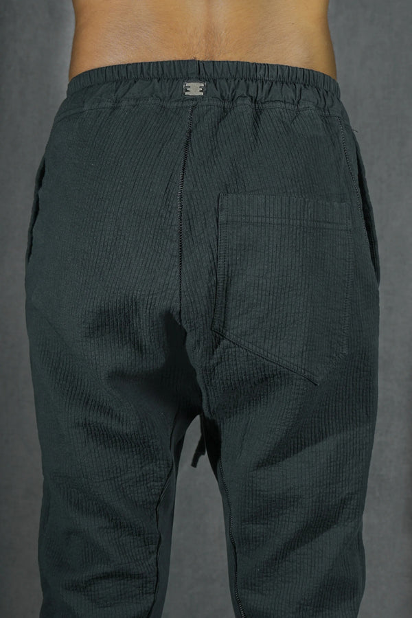 ISAACSELLAM - GUSSETPANTS STRIPE NOIR