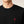 Black Cotton Ami de Coeur T-Shirt