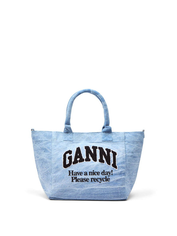 GANNI Small Easy Shopper Washed