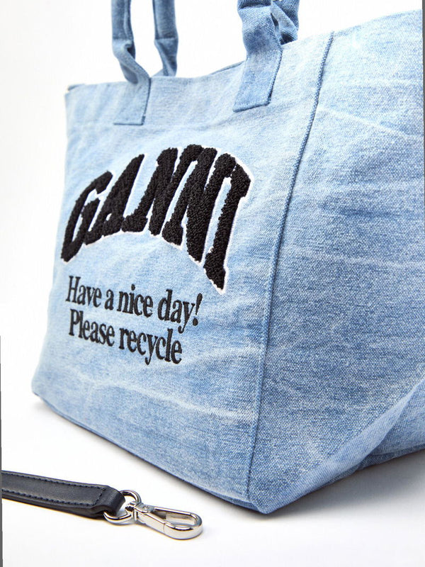 GANNI Small Easy Shopper Washed